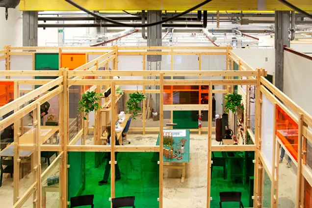 xlab.png Interiör från X-Lab på LTH.