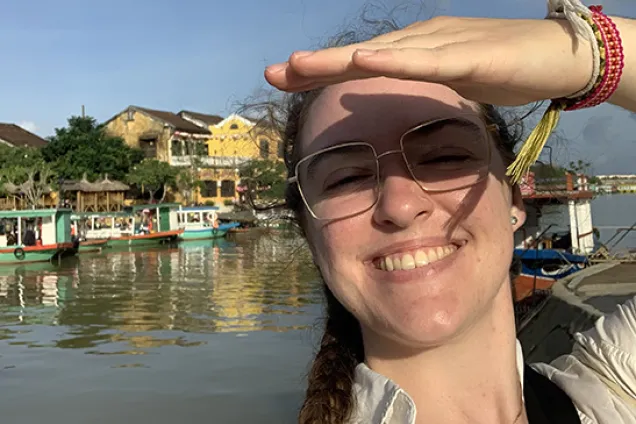 Student i Asien. Foto.