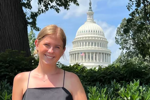 Studentska i park i Washington. Foto.