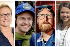 Porträttbilder på de fyra forskarna