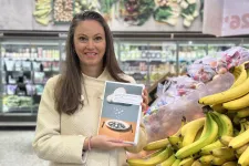 Anna Stubbendorf i matbutik. Foto: Sara Håkansson, Lunds universitet